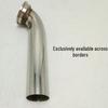 Stainless Steel Car Exhaust Pipe for 35-38mm V-band Wastegate Actuator
