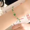 [Gift Wrapping] Four-Leaf Clover Flower Bracelet (2 Colors)