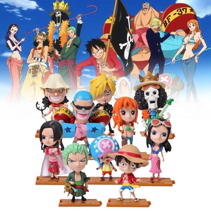 Premium Quality Action Figures Set With Luffy Zoro Chopper And Boa Hancock Toys