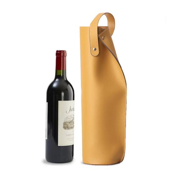 Двухслойная сумка для красного вина с ручкой, износостойкая сумка для вина из искусственной кожи, держатель для бутылки шампанского