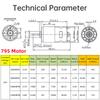 795 895 DC Motor 12 /24V 3000-12000RPM High Torque Electric Motor for Electric Tool/DIY Small Drill with Double Ball Bearing