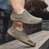 38-46 Men's Plus Size Fashionable Outdoor Casual Shoes Handmade Breathable Casual Shoes One Foot Lazy Shoes