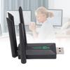Двухдиапазонный WiFi USB-адаптер 2.4G 5G Gigabit Бездрайверный Настольный ПК 1300 Мбит/с Беспроводной Донгл с