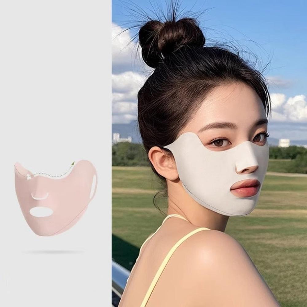 Anti-UV Sunscreen Mask Washable Anti-sun Mask New Ice Silk Mask Unisex