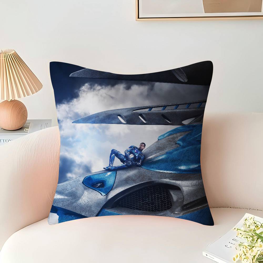 Крутая Подушка Пауэр Рейнджерс Подарок Украшение для дома и офиса Спальня Диван Автомобильная наволочка 45x45