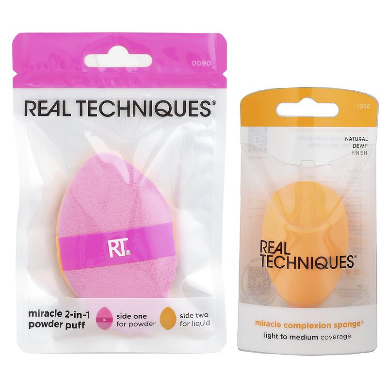 Miracle 2-in-1 Powder Puff & Miracle Complexion Sponge®, 2 Piece Set