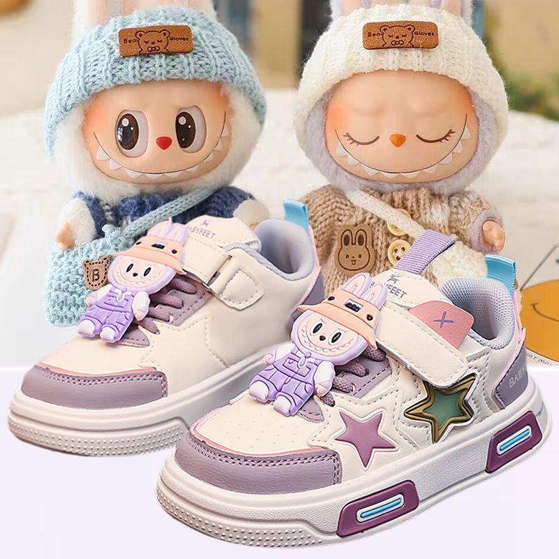 Детская милая спортивная обувь, осенние повседневные и модные кроссовки для девочек