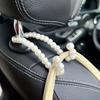 Elegant Bow Car Hook Bowknot Adorable Bow Knot Car Hook Pearl Car Organizer Clip  Car Styling