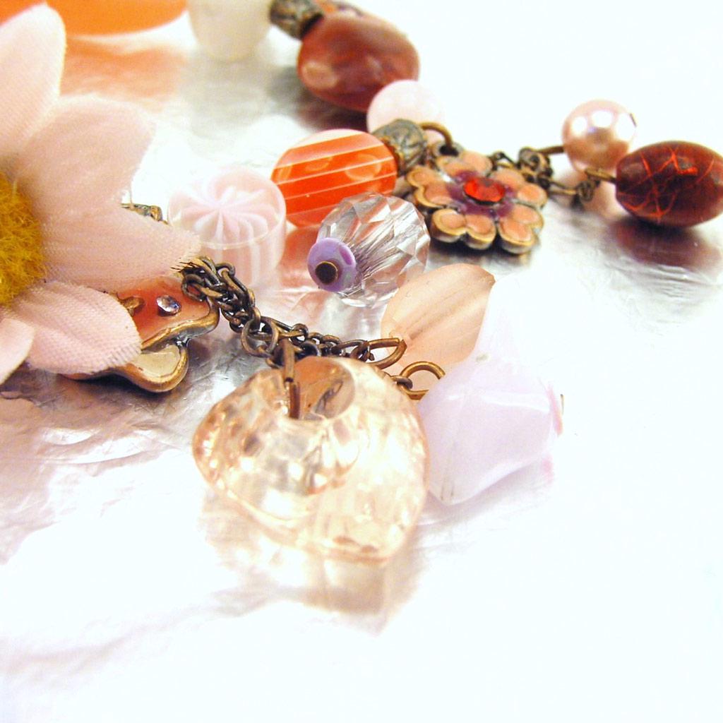 Les Trésors De Lily [C8445] - Designer Bracelet 'Les Romantiques' Pink