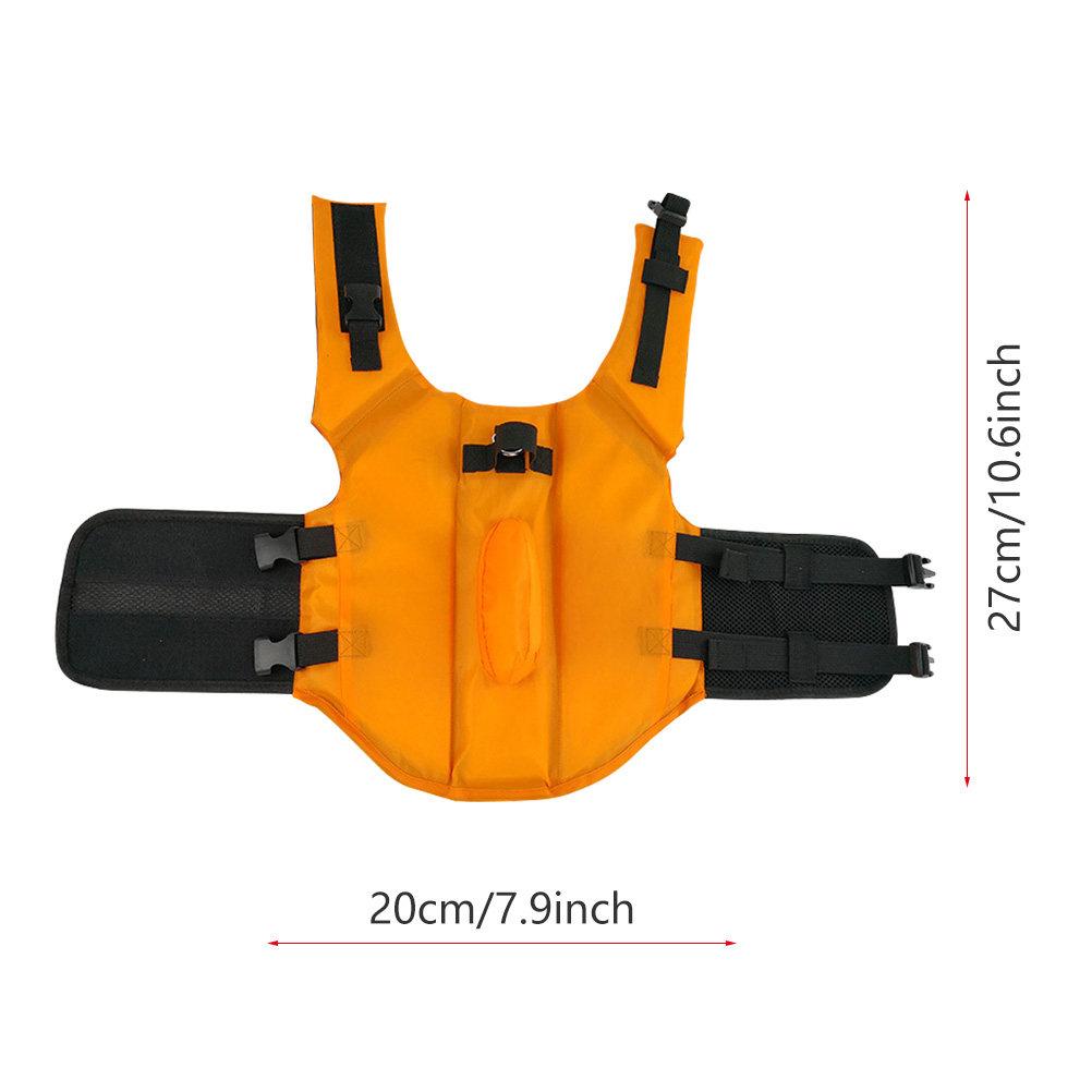 Puppy Life Preserver Dog Swimwear Pet Life Vest with Strong Handle Design and Double Protection Adhesive Strip Buckle