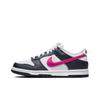 Детские кроссовки Dunk Low GS Obsidian Fierce Pink Blue Dark-Obsidian White FB9109-401