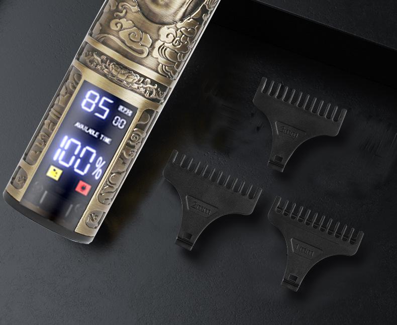 Мужская электрическая машинка для стрижки волос Retro T9 для самостоятельного бритья и профессионального использования в салонах