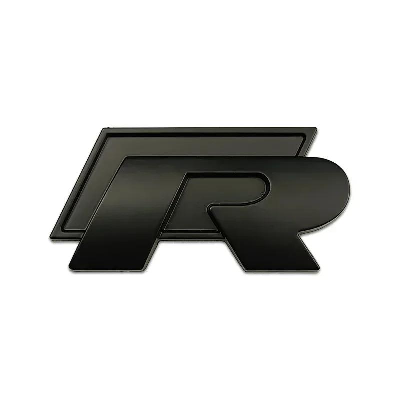 2026 Горячее Для VW VOLKSWAGEN Для Volkswagen VW R Rline Логотип Металлическая Решетка Радиатора Автомобиля Значок Наклейки на Задний Багажник Polo Golf Jetta Beet