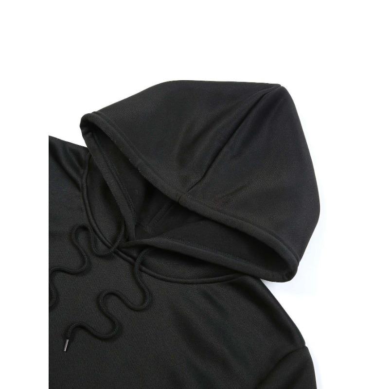 [Crooks & Castles | Графический] Худи Crooks & Castles с принтом, 1 шт., для мужчин | Повседневная толстовка из полиэстера с легкой эластичностью