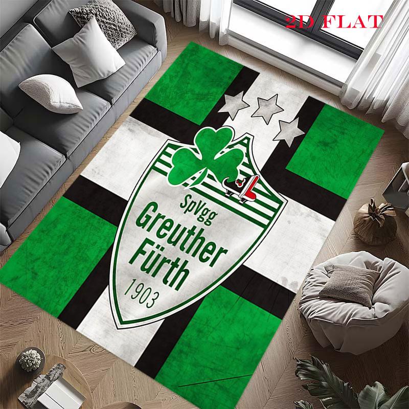 SpVgg Greuther Fürth Carpet Rug for Living Room Bedroom Home Sofa Decoration,Kids play Nonslip Floor Mat