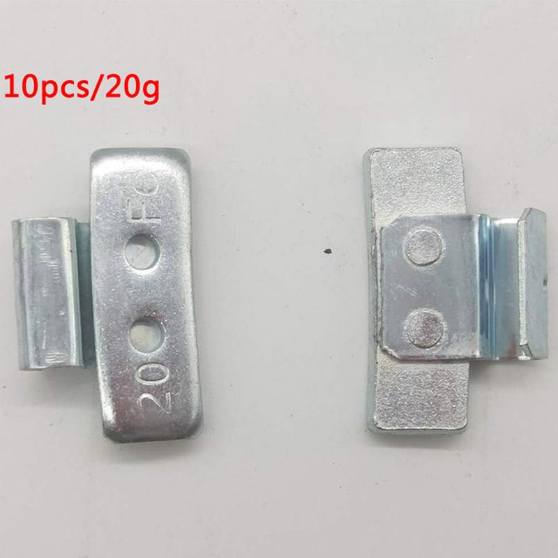 10 шт. Крюк для колесного балансировочного блока 5G-30G, алюминиевый сплав, ступица колеса, широкий противовес, противовесы для шин