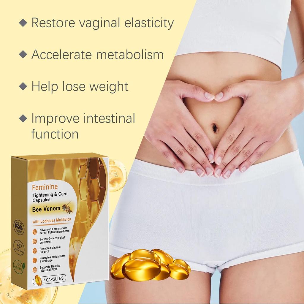 Bee Capsules Instant Itching Stopper & Slimming Capsules For Women Slimming Firming Capsules 1ml