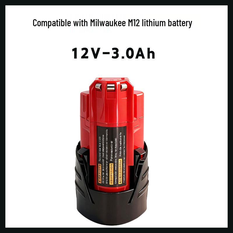 Аккумулятор и зарядное устройство Milwaukee M12 12V для замены к электрогаечному ключу и дрели