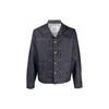 Levis X FW22 Solid Color Single-Breasted Straight Fit Jacket Men Jacket Navy-Blue 28943-0022