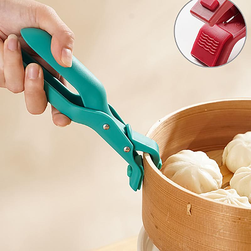 Мультяшные силиконовые рукавицы-зажимы для защиты от ожогов, жаропрочные противни, кастрюли, тарелки, миски, кухонные держатели для барбекю, рукавицы-зажимы