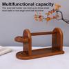 Wooden Yarn Holder Knitting Crochet Stable Yarn Spinner Smooth Rotation Wood Yarn Ball Dispenser Easy Installation Sewing Accessory Holder