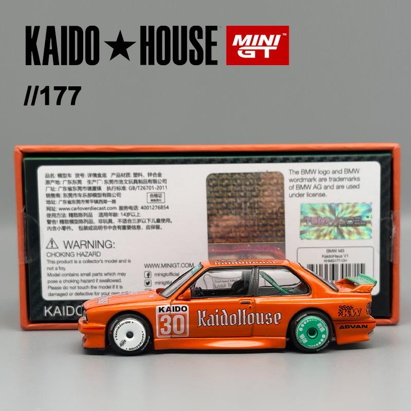 Kaido House + MINIGT BMW M3 KaidoHaus V1 KHMG литой автомобиль Модель 177