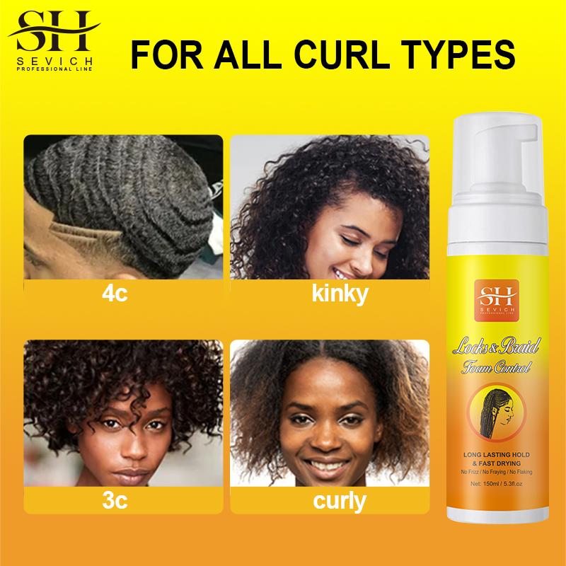 SEVICH 150 мл пена для волос мусс для укладки волос вьющиеся волосы Увлажняющий мусс для укладки волос пена для укладки волос крем-расслабляющее масло для парика