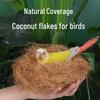 Coconut & Grass Fiber Bird and Small Animal Nest Bedding with Wood Shavings for Zebra Finch and Parrot Breeding