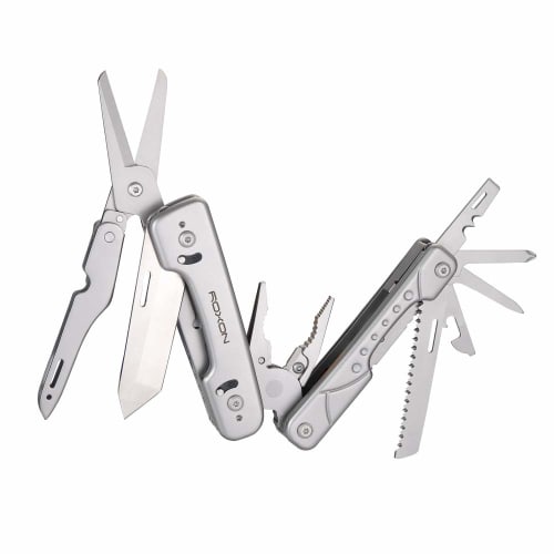 ROXON S802 Phantom Multi-Tool Pliers with Interchangeable Knife Blades and Wire Cutter for Multiple Uses