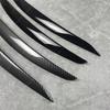 For BMW E92 E93 2Pcs ABS Gloss Headlight Evil Eyebrows Eyelids 3 Series 325i 330i 330d 335i 335d Pre-LCI 3D Stickers Tuning