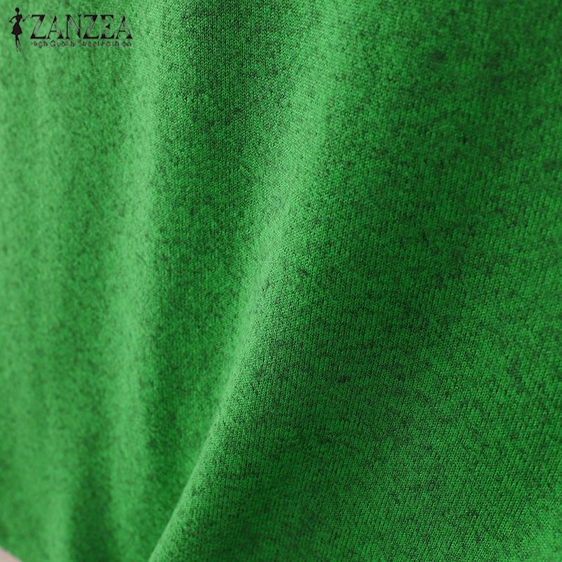 ZANZEA Женские винтажные жилеты без рукавов с цветными карманами