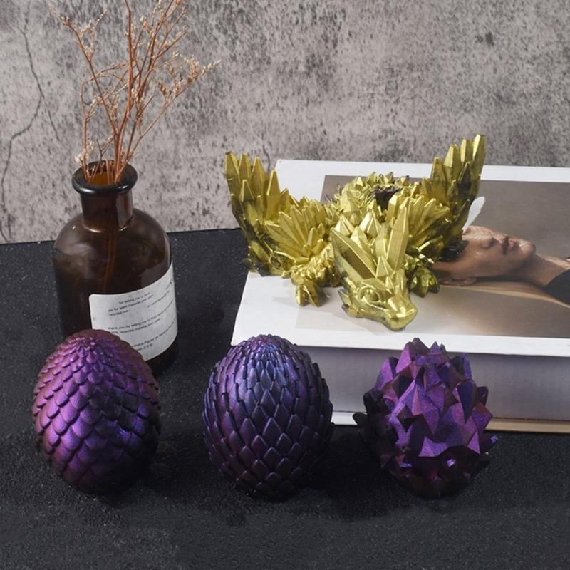 Силиконовая форма для кристаллов дракона, реалистичные фигурки дракона, форма для крафта, формы для животных из эпоксидной смолы для поделок ручной работы