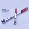 72-Tooth Extendable Flex-Head Ratchet Wrench 1/4 3/8 & 1/2-Inch Drives Carbon Steel Auto Mechanics/Confined Spaces