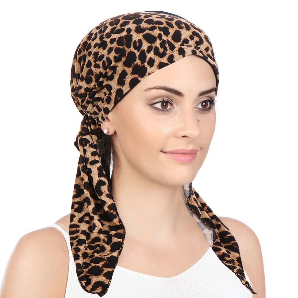 Headwear Women Cancer Hair Loss Head Wrap Chemo Hat Turban Cap Muslim Hijab