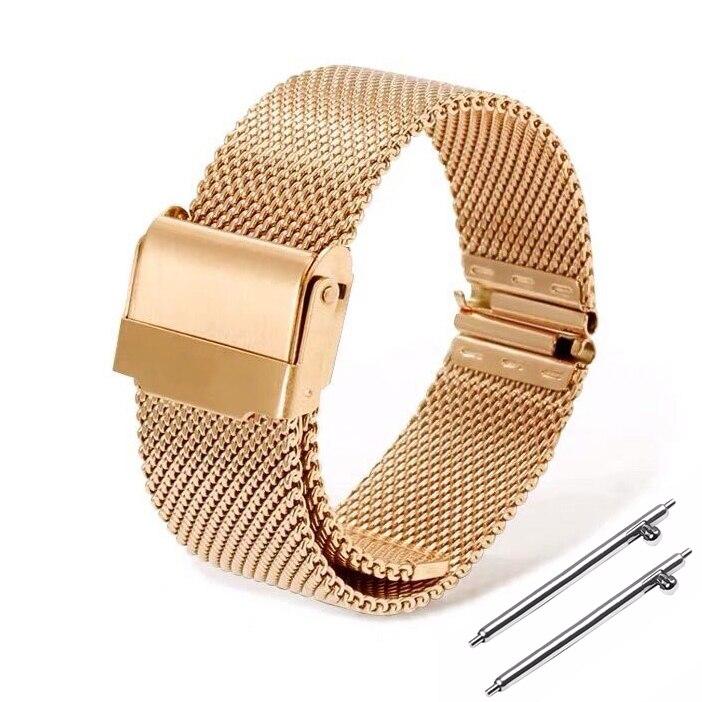 Миланская петля 18/20/22/24 мм ремешок для часов для Samsung Galaxy Watch 6 Pro 45 мм Watch 6 40 мм 44 мм Watch6 Classic 43 мм 47 мм быстросъемный сетчатый тканый ремешок