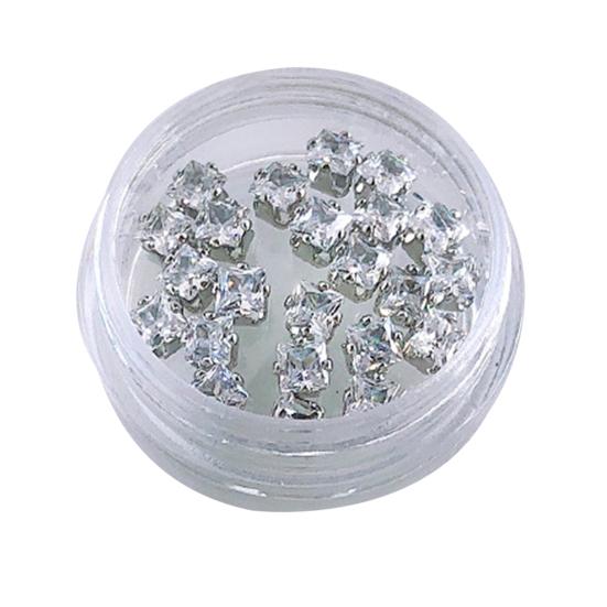 20 шт./кор. украшения для ногтей блестящие кубические цирконии блестящие стразы для ногтей ювелирные украшения для женщин