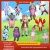 Надувной костюм коровы - Наряд для Хэллоуинской вечеринки и сценических выступлений