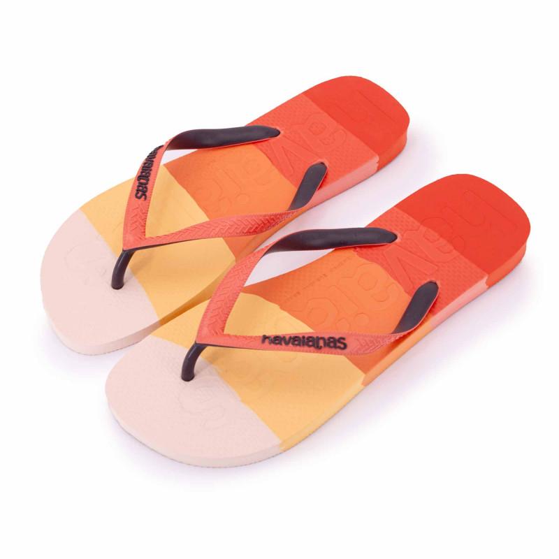 Полосатые шлепанцы с логотипом t39-46 Мужчина HAVAIANAS