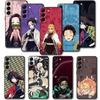 Phone Case For Samsung Galaxy S23 S22 S21 S20 Fe Ultra S10 S9 S8 Plus Note 20ultra 10plus Cartoon Anime Demon Slayer Nezuko