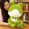 Мягкая игрушка Мультяшная Приятная к коже Красочная Зеленая Лягушка Мягкая игрушка для Спальни