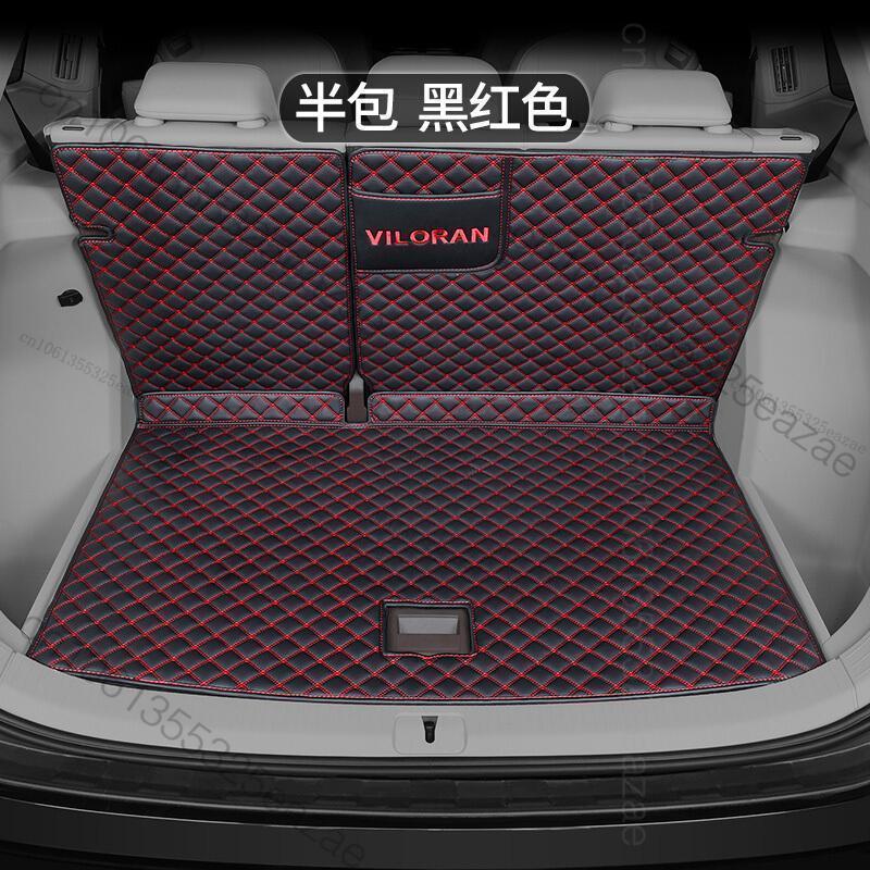For Volkswagen viloran 2020-2025 Car Boot Mat Rear Trunk Liner Cargo Leather Floor Carpet Tray Protector Accessories Mats