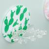 Держатель для зубных щеток, растительный фруктовый принт, пробойник, пластиковый самоклеящийся стеллаж для хранения зубной пасты для ванной комнаты