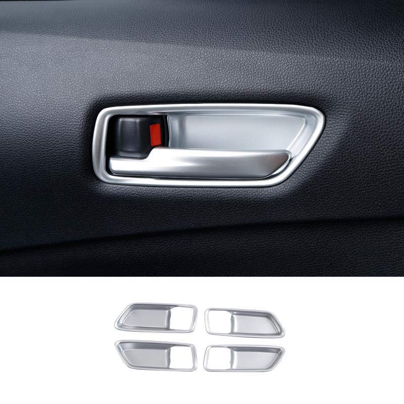 For Toyota Corolla E210 2019 2020 2021 2022 2023 2024 Hybrid ABS Carbon Car Inner Door Handle Bowl Cover Case Trims Stickers