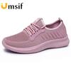 Новые летние женские сетчатые кроссовки, дышащие нескользящие женские кроссовки