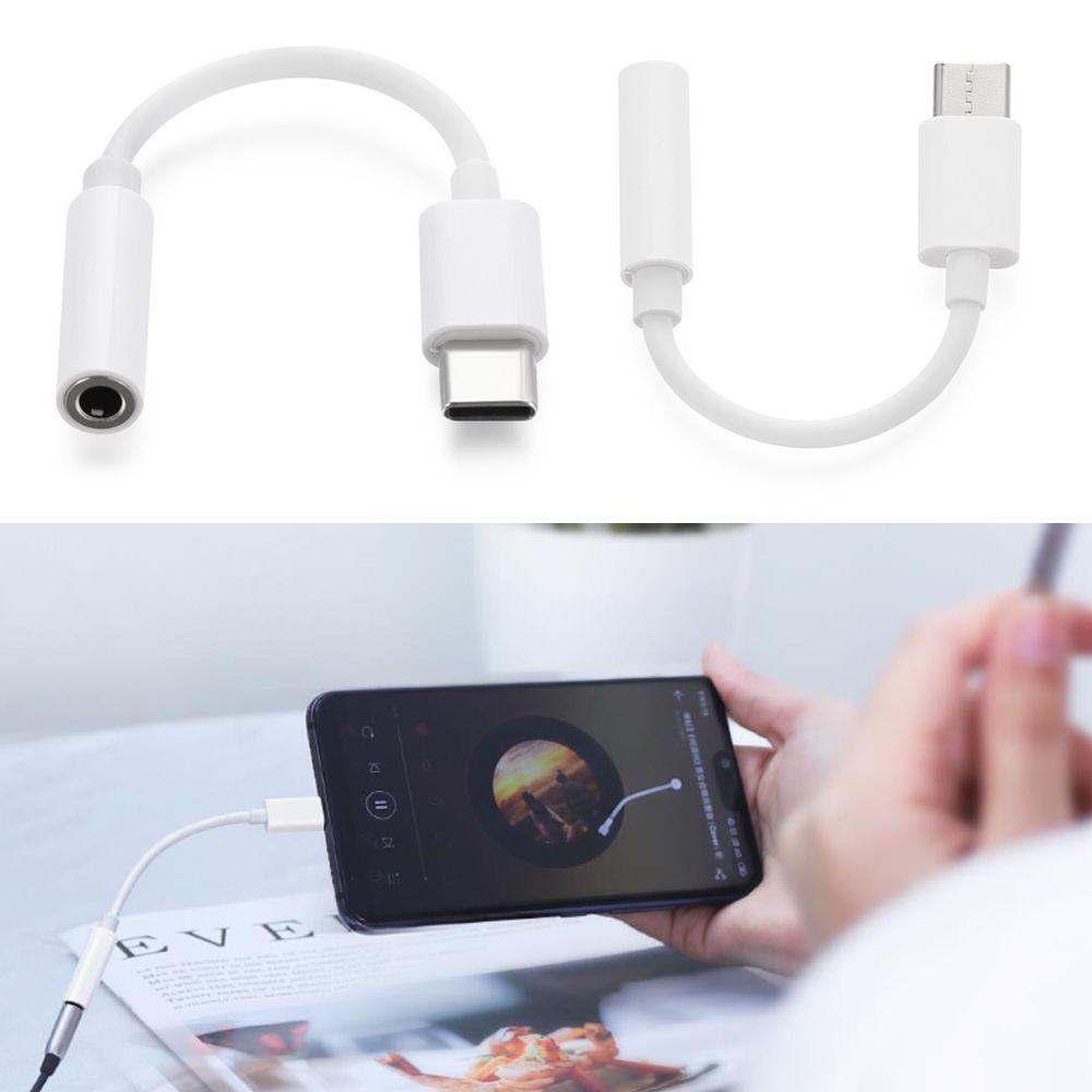 New AUX Headphones Converter Earphone Cable Adapter Type C USB to 3.5mm USB-C Male