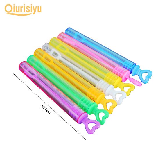 12 шт., мыльные пузыри в форме звезд и сердец, палочки, палочки для вечеринок, детские забавные игрушки