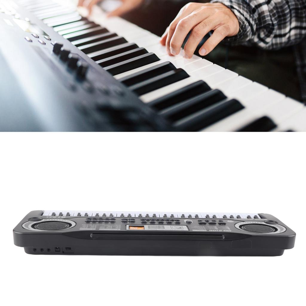 61 клавиша клавиатуры фортепиано 16 тонов 10 ритмов 6 демонстрационных песен многофункциональное электронное цифровое пианино для