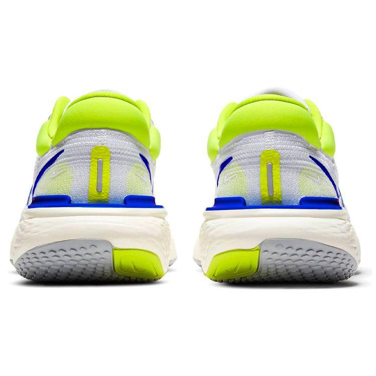 Nike ZoomX Invincible Run Flyknit White Cyber ​​Blue Мужские кроссовки Grey-Fog Racer-Blue CT2228-101