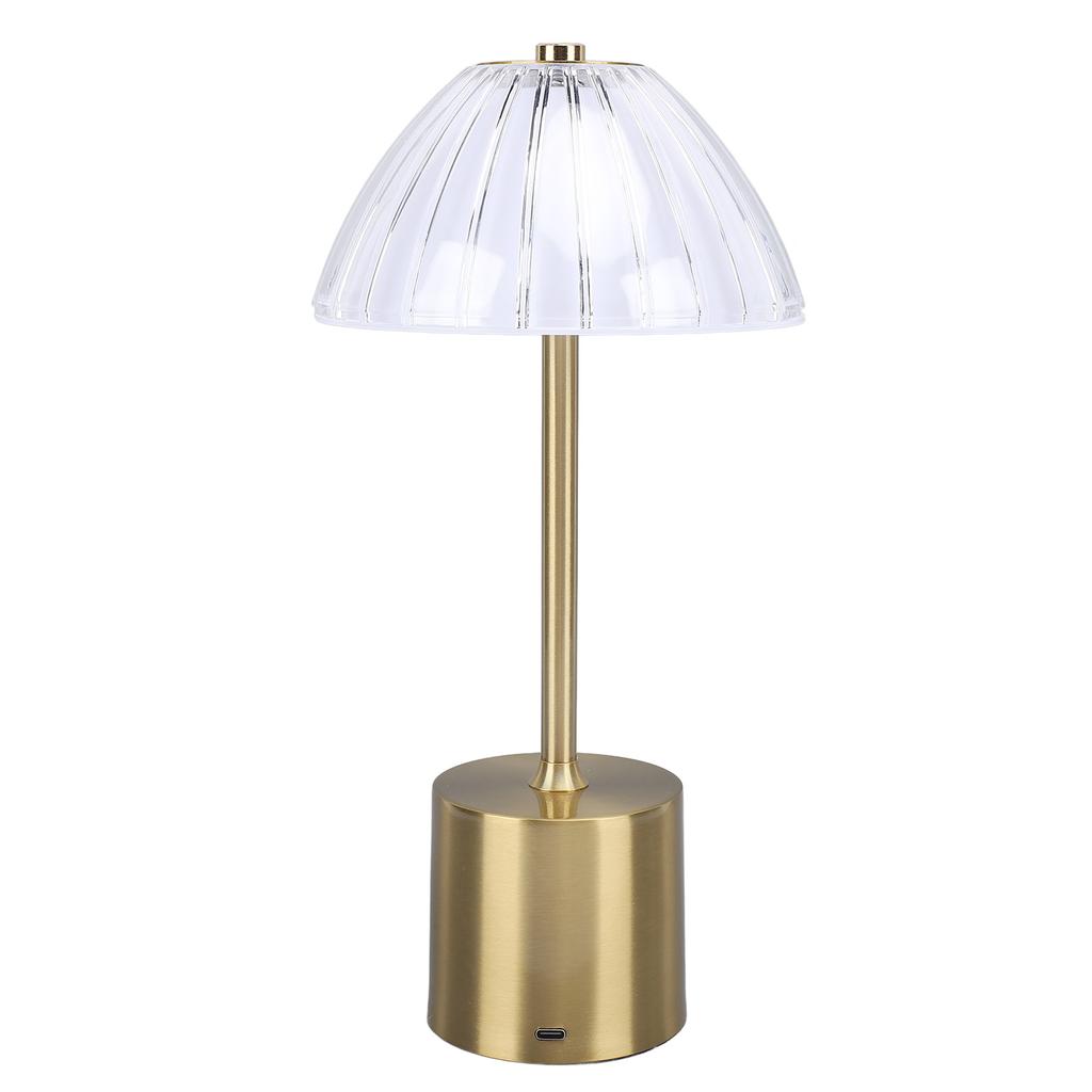 Портативная настольная лампа Crystal LED с 3 уровнями яркости, сенсорным управлением и регулировкой яркости, прикроватная лампа для дома Dini