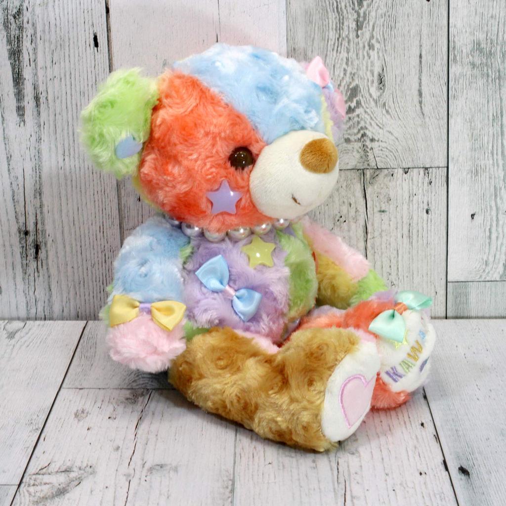 Takeoff Illumi Kawaii Bear Plush Toy In Pastel